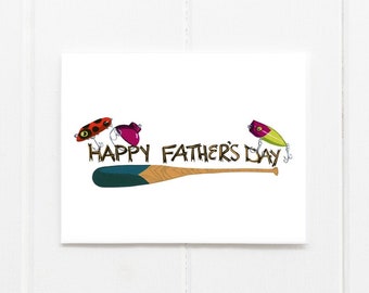 Happy Father's Day Fishing Card