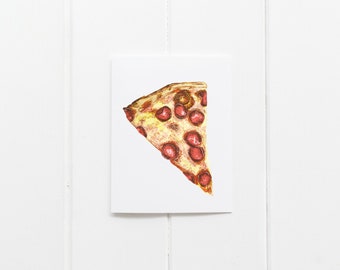 Pizza Slice Card