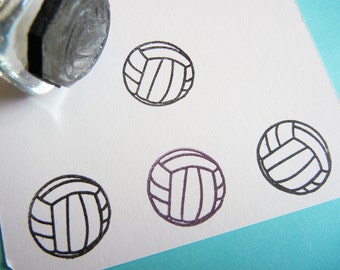 Sports Planner Stamp For Moms Vintage Ball Rubber Stamp