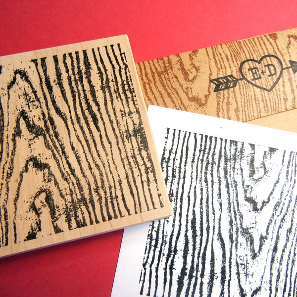Woodgrain Stamp Etsy