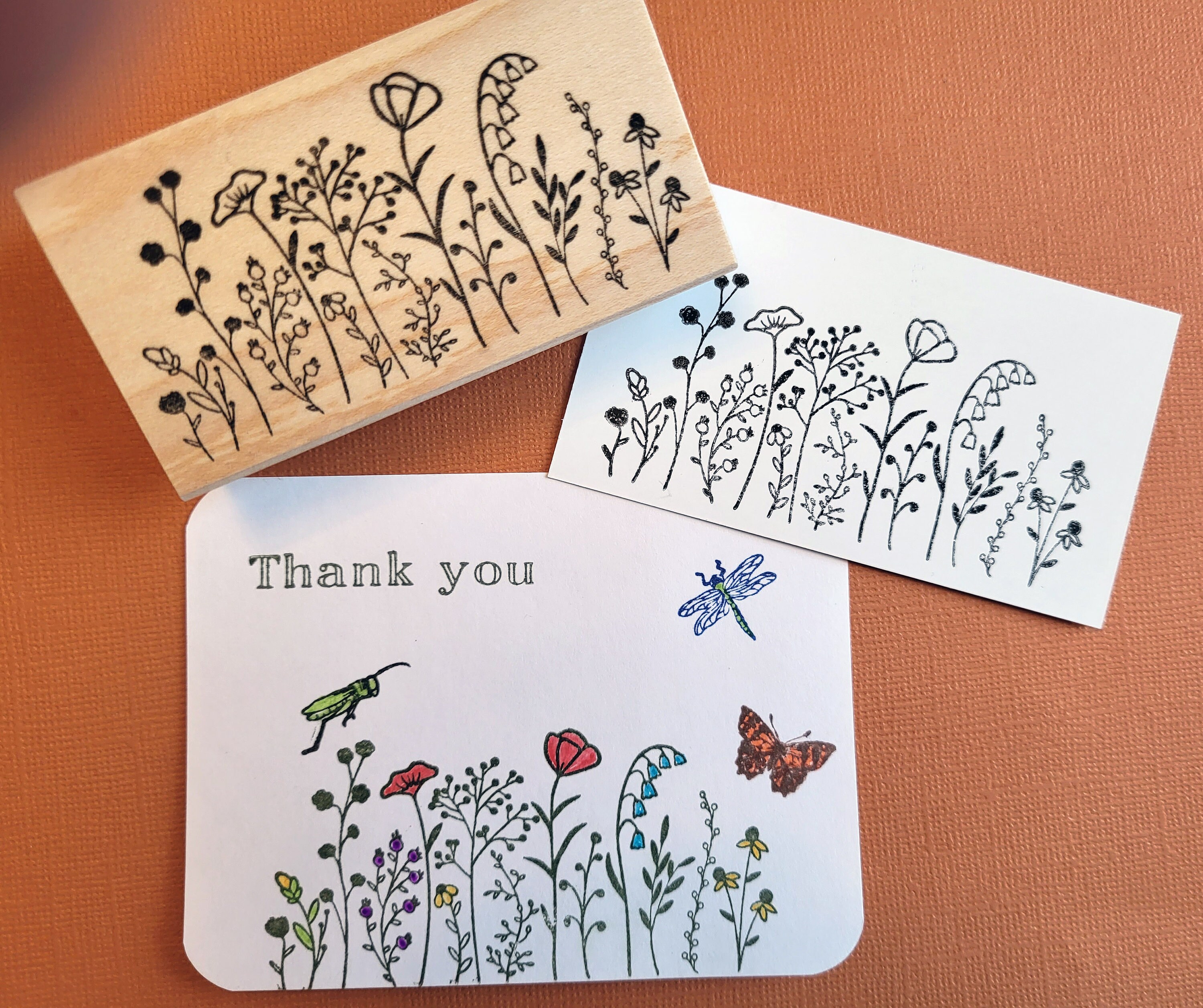 Tiny Mini Insect Bug Rubber Stamps Set of 5, Buy 4, 1 Free, - Bee ...