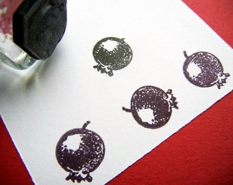 Mini Blueberry Rubber Stamp, Tiny fruit rubber stamp, Wild Blueberry stamp, food label stamp, , 16mm 5/8"