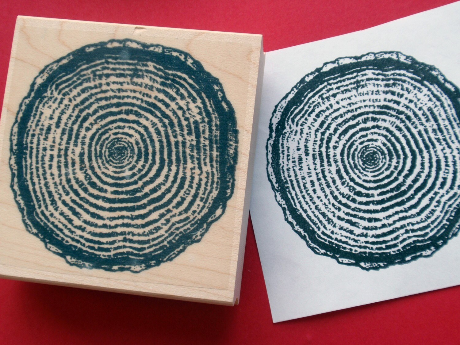 Tree Ring Stamp Wood Slice Stamp Wood Texture Large by Etsy