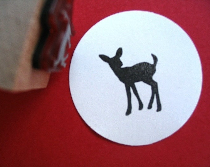 Fawn Deer Rubber Stamp Photopolymer by Blossom Stamps Etsy