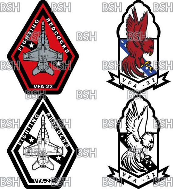 VFA-22 (NAS Lemoore) Patch Vector Image Files (.ai, .pdf, & .svg