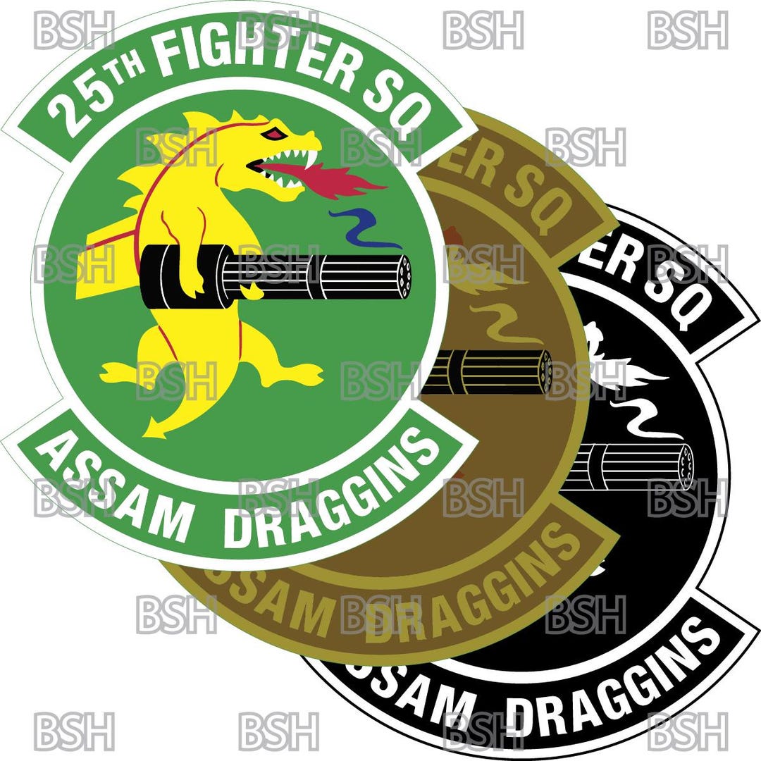 USAF 25FS LAST ASSAM パッチ 25th FIGHTER SQUADRON | Flightline Insignia
