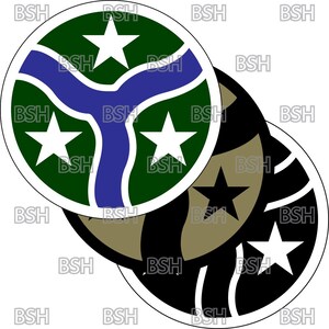 278th Armored Cavalry Regiment patch vectorafbeeldingsbestanden (.ai-, .pdf- en .svg-indelingen) plus rasters (.png en .jpg)