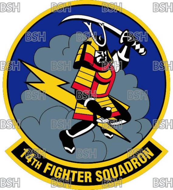 14th Fighter Squadron (misawa AB) Patch Vector Image Files (.ai