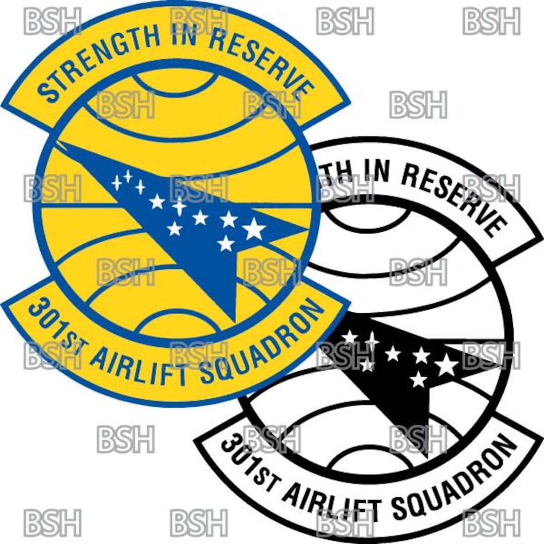 301st Airlift Squadron (travis AFB) Patch Vector Image Files