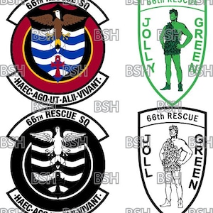 Fichiers d'image vectorielle patch du 66e escadron de sauvetage (Nellis AFB) (formats .ai, .pdf et .svg) plus rasters (.png et .jpg)