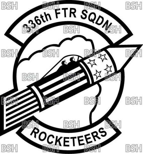 336th Fighter Squadron (seymour-johnson AFB) Patch Vector
