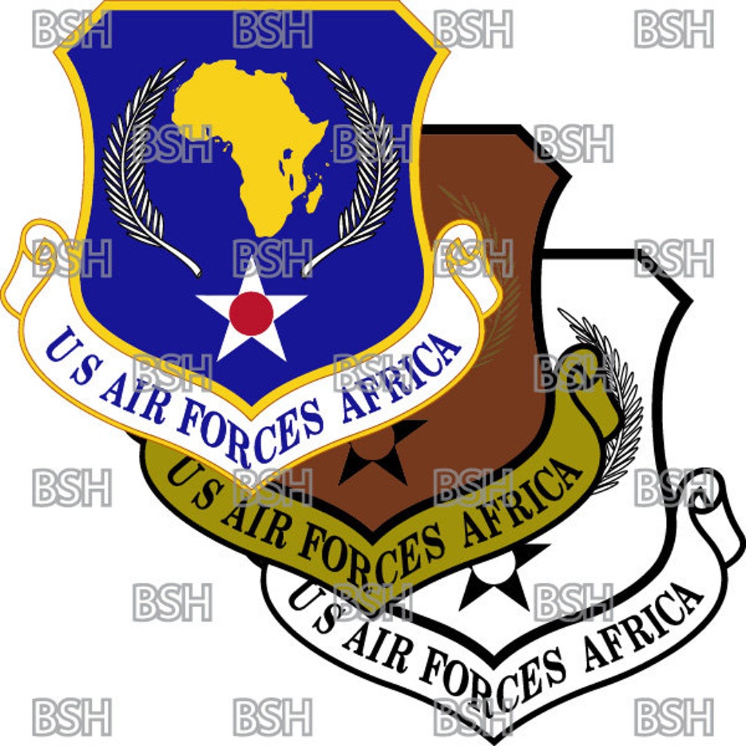 US Air Forces Africa Shield Vector Image Files (.ai, .pdf, & .svg ...