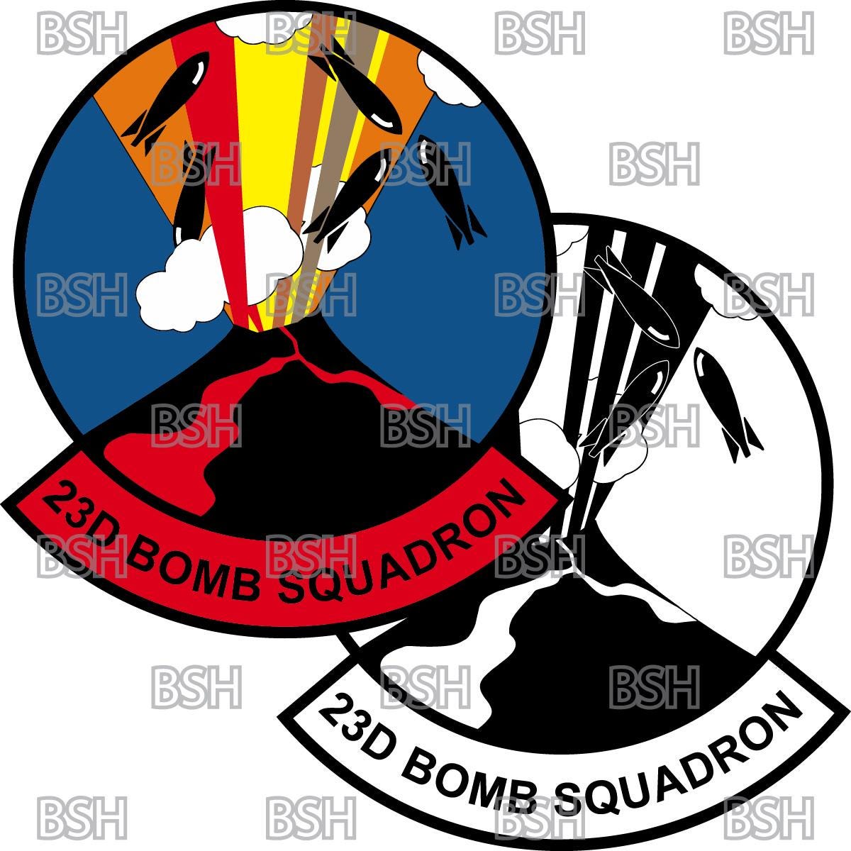 Bomb Squadron Patch - Etsy