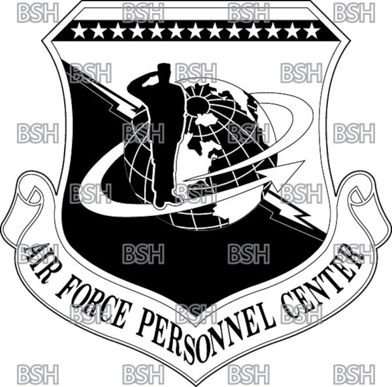 Air Force Personnel Center Patch Vector Image Files (.ai, .pdf, & .svg ...