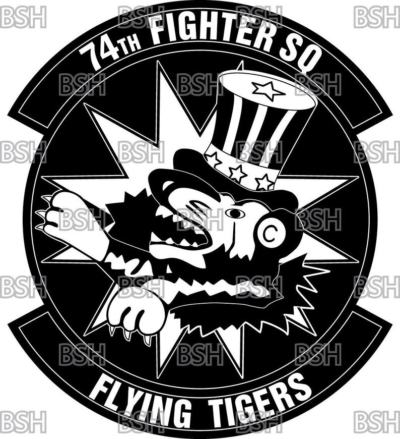 74th Fighter Squadron (moody AFB) Patch Vector Image Files (.ai, .pdf ...