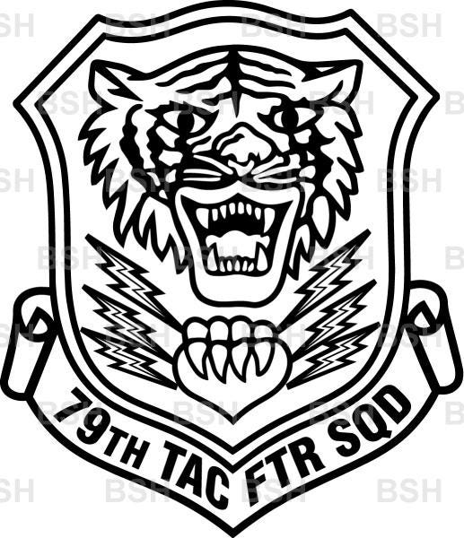 79th Fighter Squadron (shaw AFB) Patch Vector Image Files (.ai