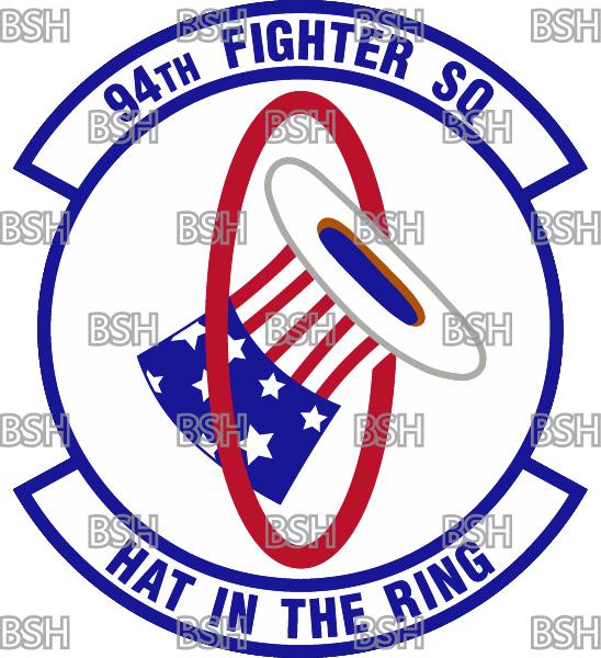 94th Fighter Squadron (langley AFB) Patch Vector Image Files (.ai