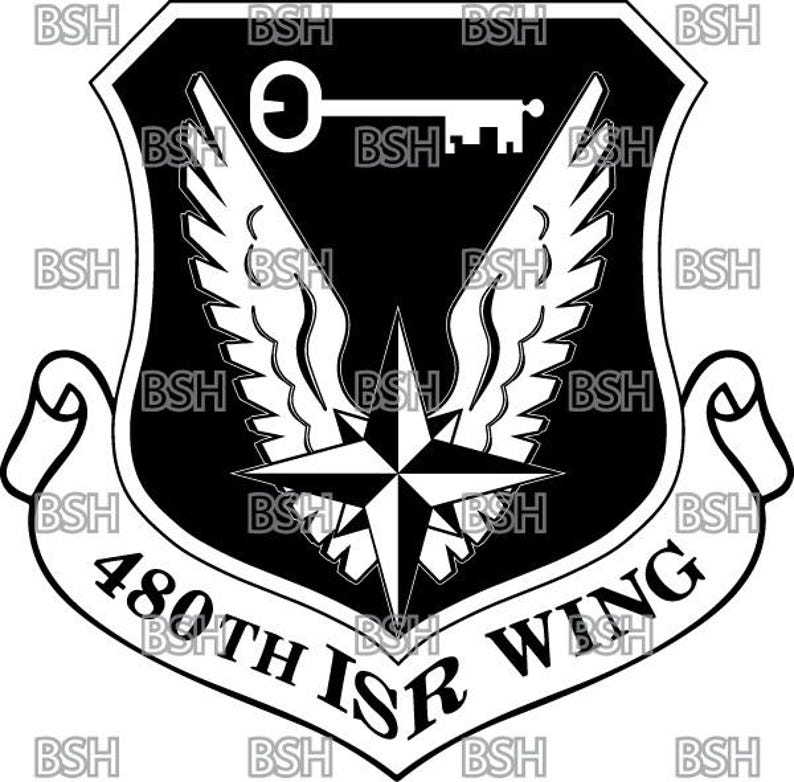 480th ISR Wing JB Langley-eustis Patch Vector Image Files .ai, .pdf ...