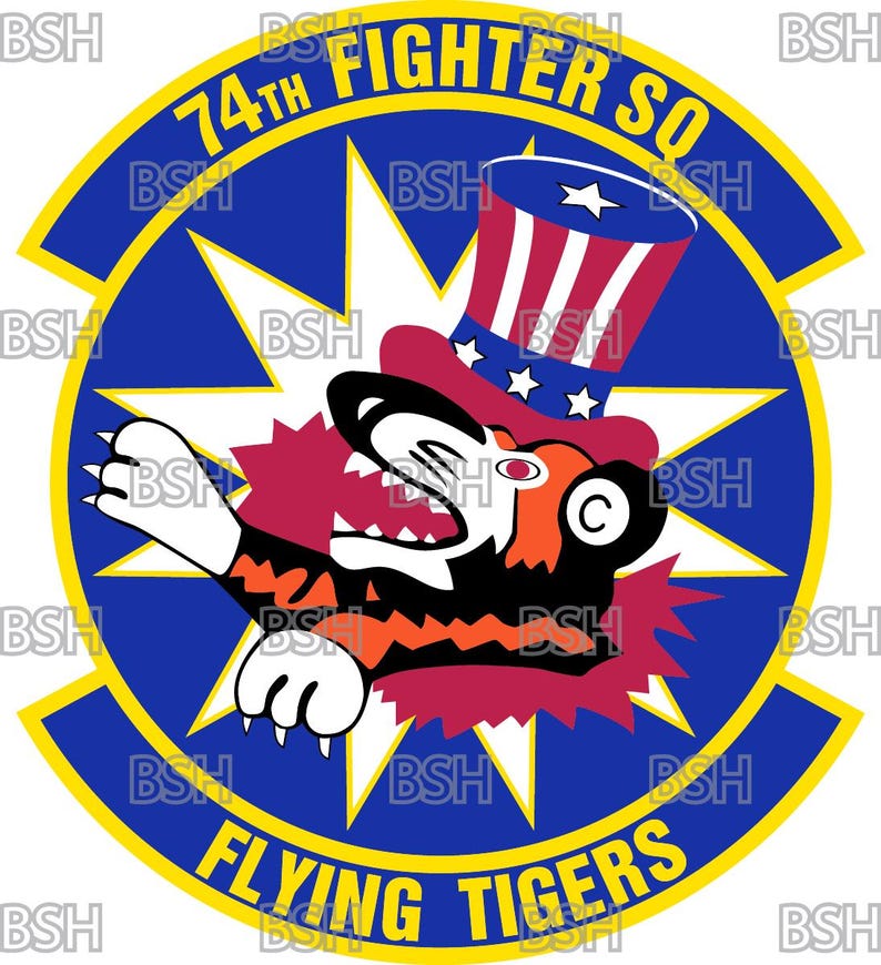 74th Fighter Squadron (moody AFB) Patch Vector Image Files (.ai, .pdf ...