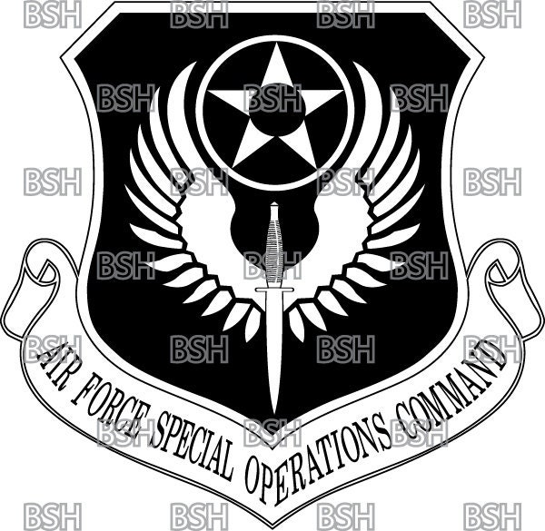AFSOC Shield Vector Image Files (.ai, .pdf, & .svg Formats) Plus ...