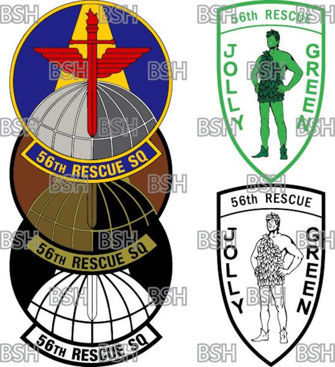 56th Rescue Squadron (aviano AB) Patch Vector Image Files (.ai, .pdf ...