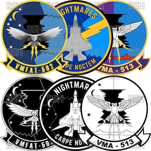 VMFAT-502 Patch (MCAS Miramar) Vector Image Files (.ai, .pdf, & .svg Formats) plus Rasters (.png and .jpg)