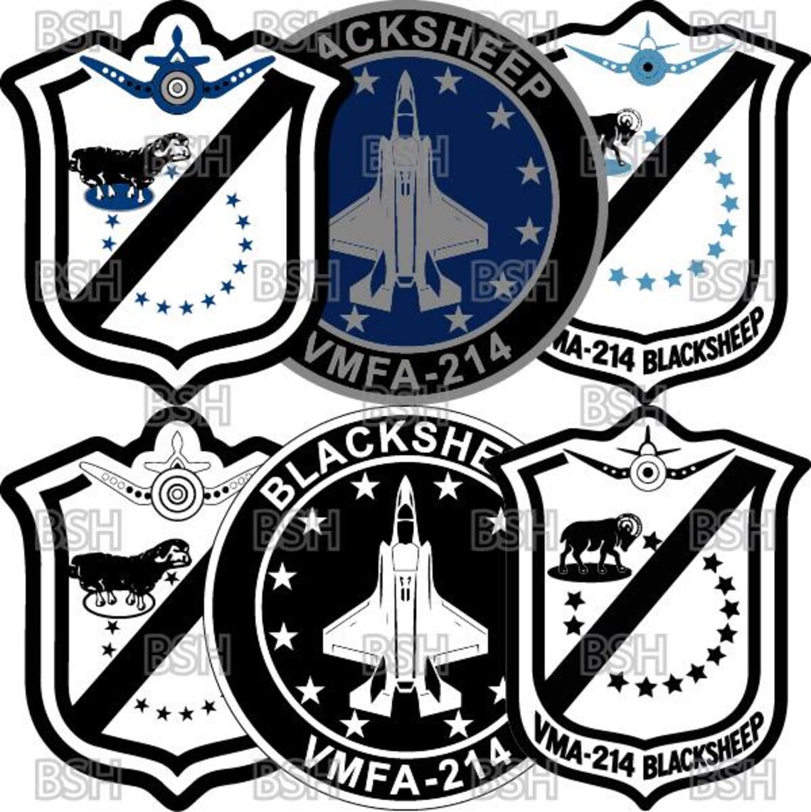 VMFA-214 Patch (MCAS Yuma) Vector Image Files (.ai, .pdf, & .svg ...
