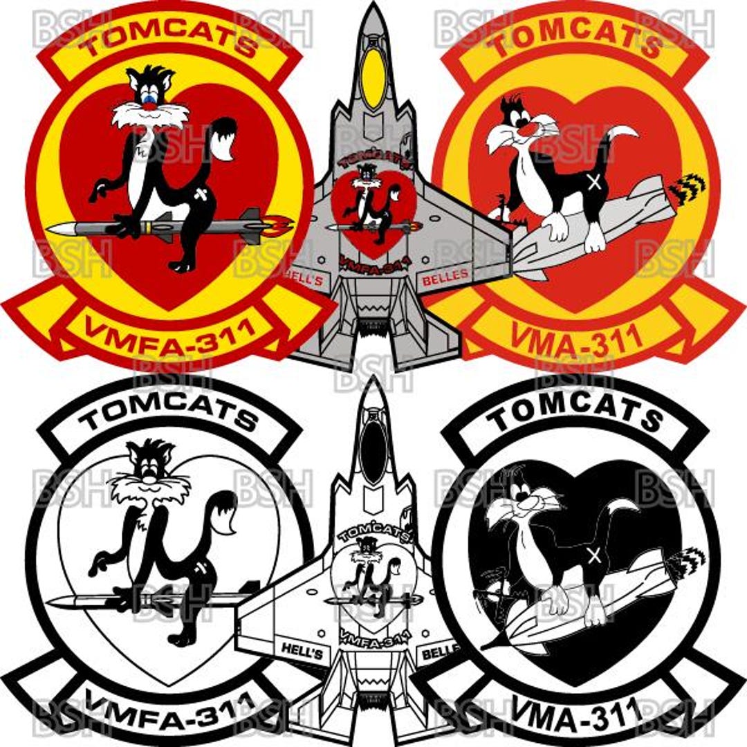 Vmfa 311 Patch Mcas Miramar Vector Image Files Ai Pdf And Svg 