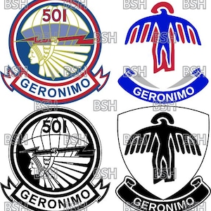 Arquivos de imagem vetorial de patch do 501º Regimento de Infantaria (formatos .ai, .pdf e .svg) mais rasters (.png e .jpg)