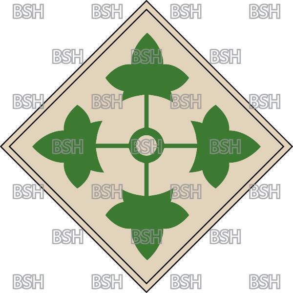 4th ID Patch Vector Image Files (.ai, .pdf, & .svg Formats) Plus ...