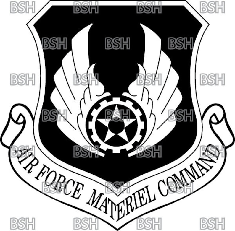 Air Force Materiel Command Shield Vector Image Files (.ai, .pdf, & .svg ...