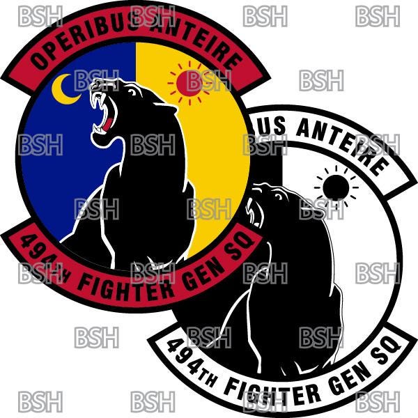 494th Fighter Generation Squadron RAF Lakenheath Patch Vector Image 