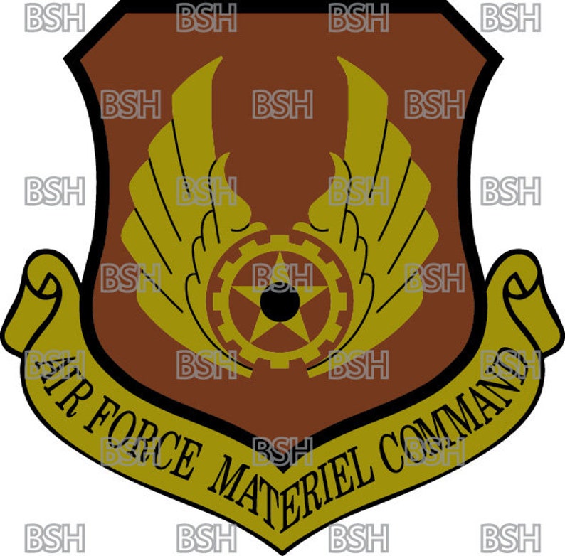 Air Force Materiel Command Shield Vector Image Files (.ai, .pdf, & .svg ...