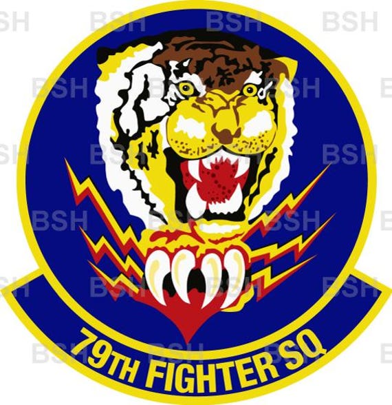 79th Fighter Squadron (shaw AFB) Patch Vector Image Files (.ai