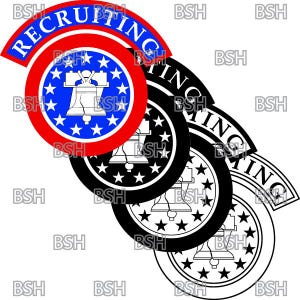 USAREC Abzeichen Vektor Bilddateien (.ai, .pdf, & .svg Formate) plus Raster (.png und .jpg)