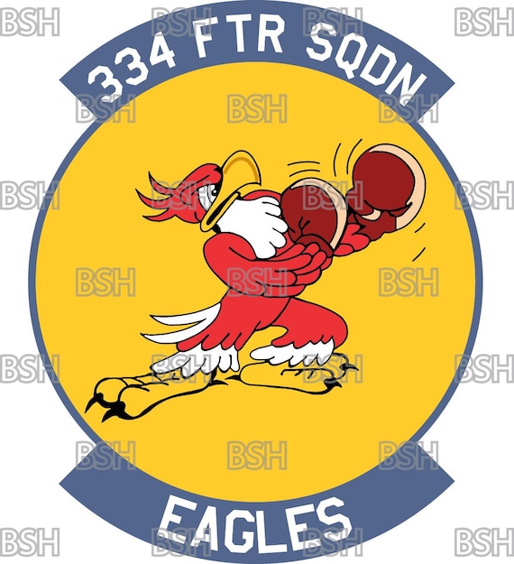 334th Fighter Squadron (seymour-johnson AFB) Patch Vector Image