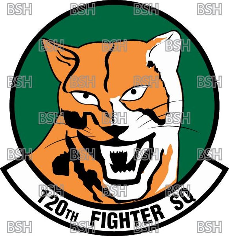 120th Fighter Squadron (colorado ANG) Patch Vector Image Files (.ai ...