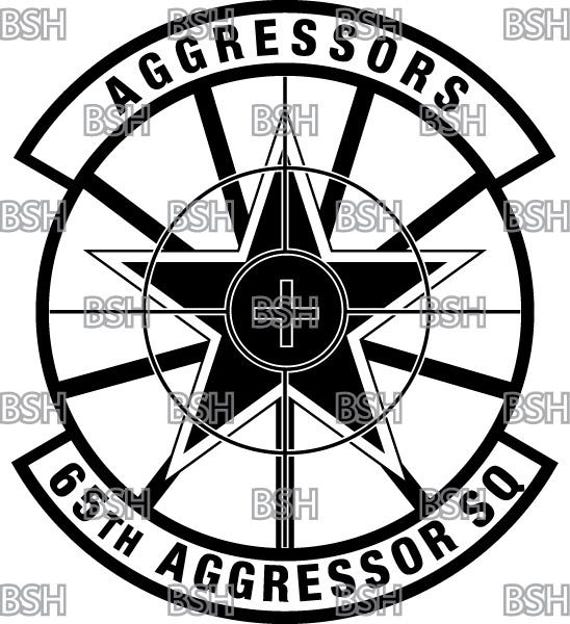 USAF 65th AGGRESSOR SQ PVCパッチ 65th AGGRESSOR SQUADRON – F-35 – AGGRESSOR LIGHTNING DRIVER