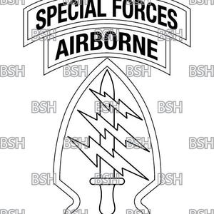 Army Special Forces Patch Vector Image Files (.ai, .pdf, & .svg Formats ...