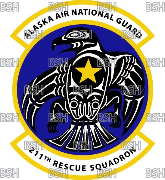 211th Rescue Squadron (alaska ANG) Patch Vector Image Files (.ai, .pdf ...
