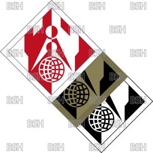 Arquivos de imagem vetorial de patch do Corpo de Engenheiros do Exército (formatos .ai, .pdf e .svg), além de rasters (.png e .jpg)