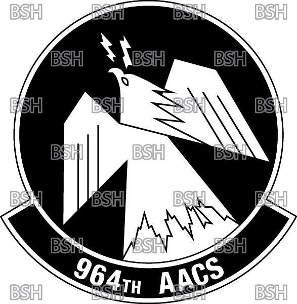 964th Airborne Air Control Squadron (tinker AFB) Patch
