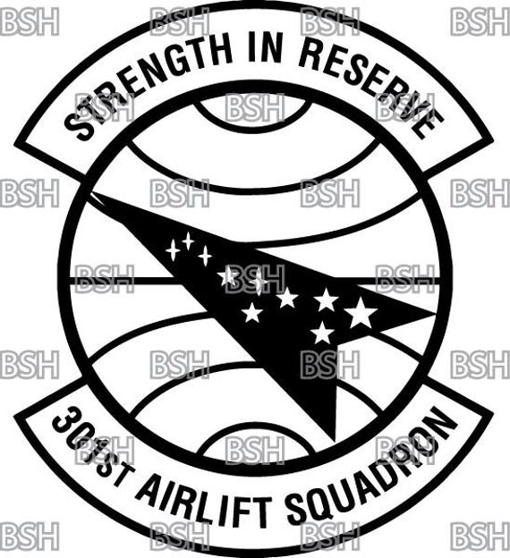 301st Airlift Squadron (travis AFB) Patch Vector Image Files