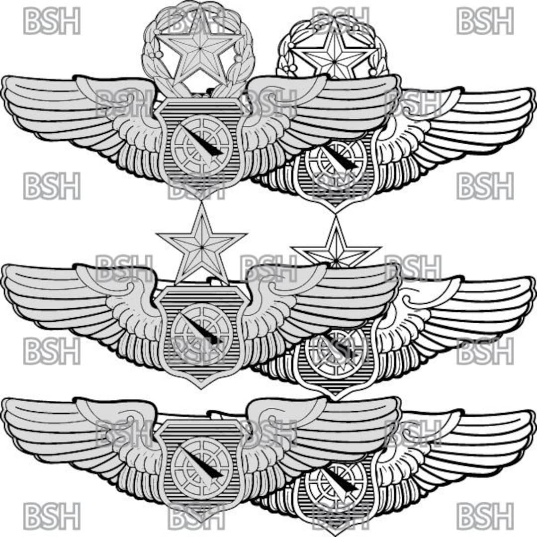 Ab Wing Sticker AF ABM Wings Vector Image Files (.ai, .pdf, & .svg Formats) Plus ...
