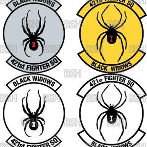 421st Fighter Squadron (Hill AFB) Patch Vector Image Files (.ai, .pdf, & .svg Formats) plus Rasters (.png and .jpg)