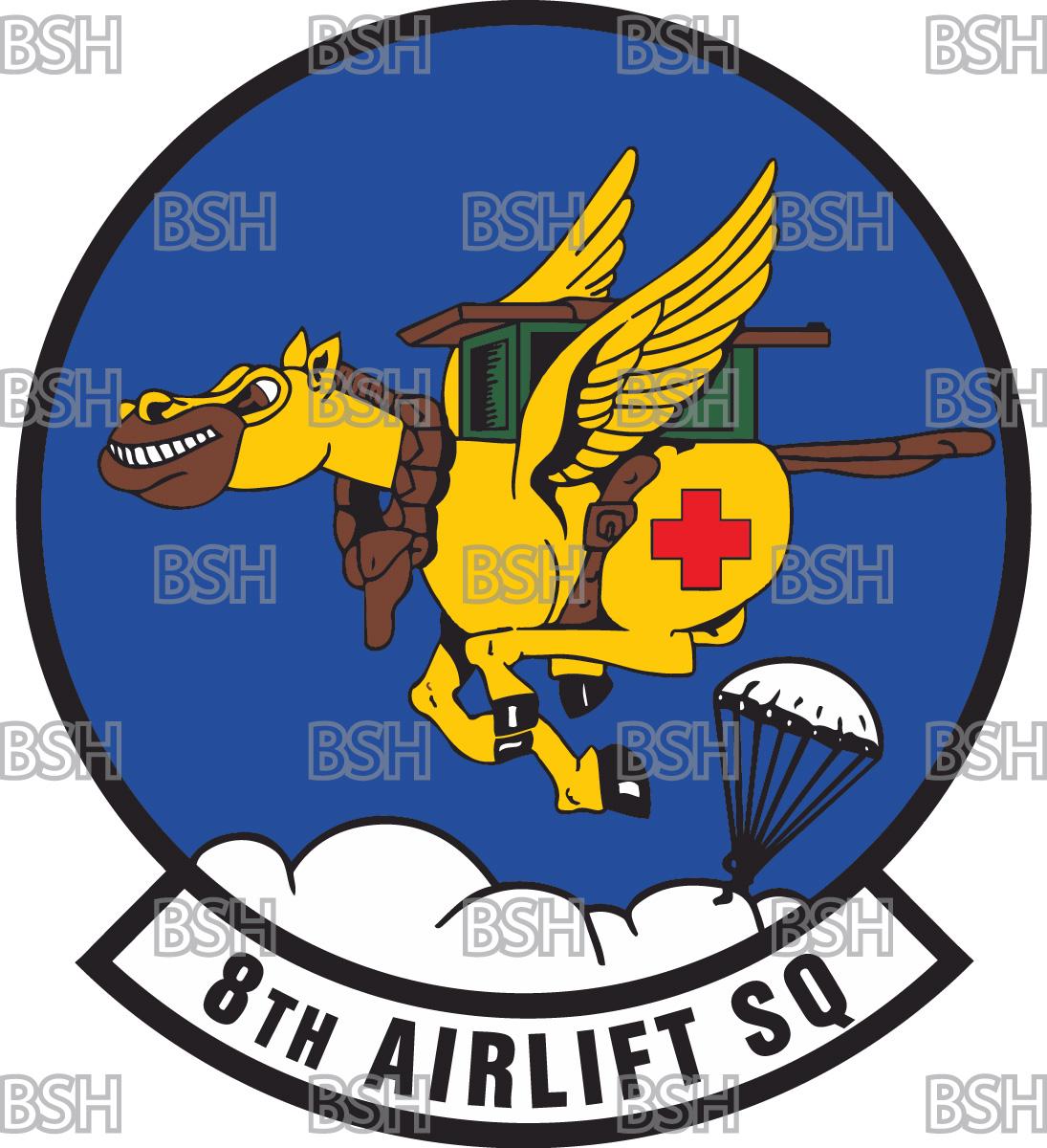 8th Airlift Squadron (mcchord AFB) Patch Vector Image Files (.ai
