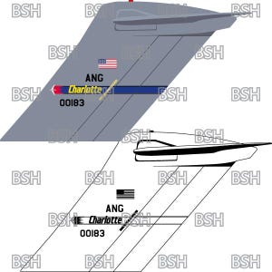 Archivos de imágenes vectoriales (formatos .ai, .pdf y .svg) más rásteres (.png y .jpg) del destello de cola del C-17 (Charlotte ANG)
