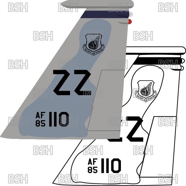 F-15C Tail Flash (44FS Kadena AB) Vector Image Files (.ai, .eps, .pdf ...