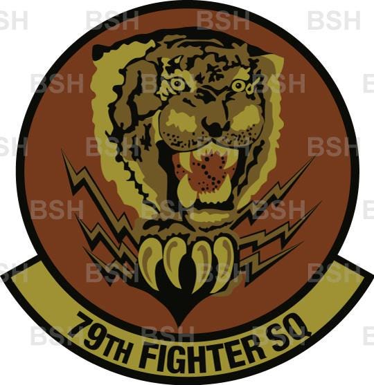 79th Fighter Squadron (shaw AFB) Patch Vector Image Files (.ai