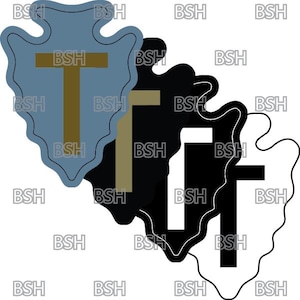 Fichiers d'image vectorielle de la 36e division d'infanterie (formats .ai, .pdf et .svg) plus rasters (.png et .jpg)